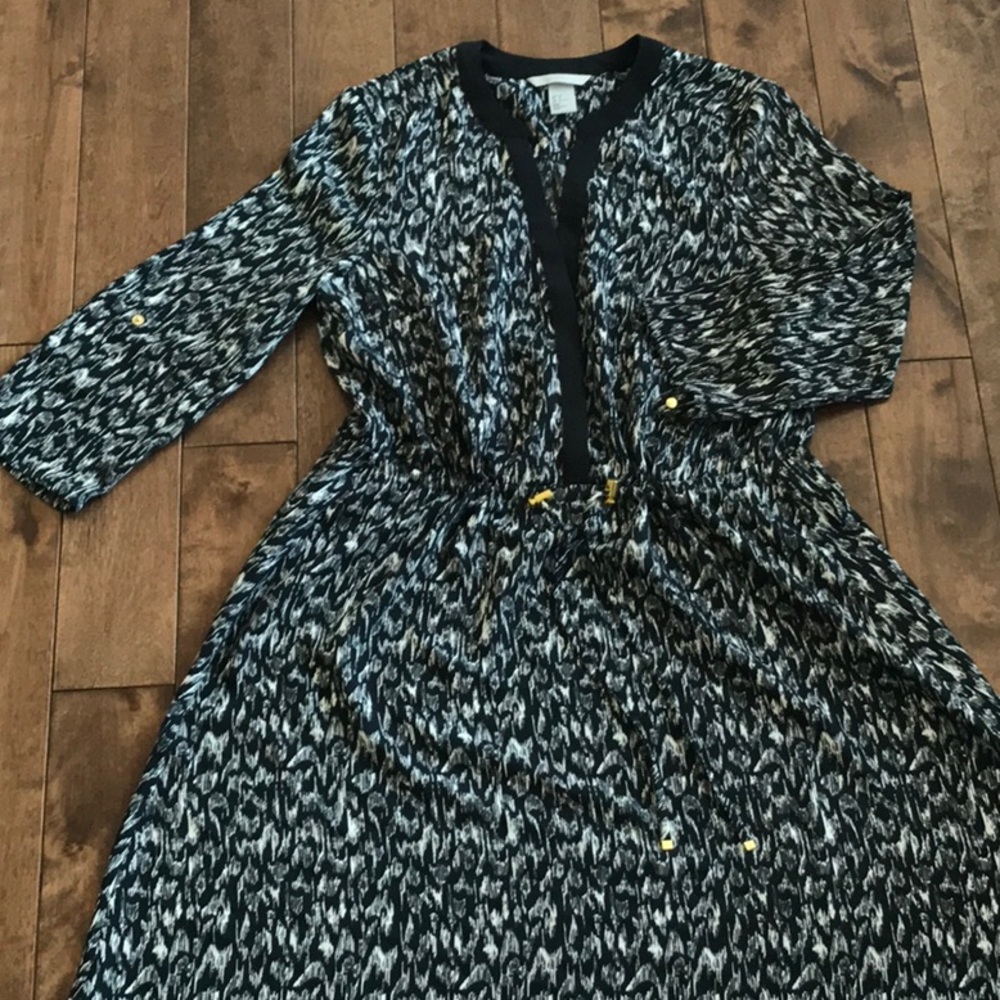 H&M Printed Dress- Size 8